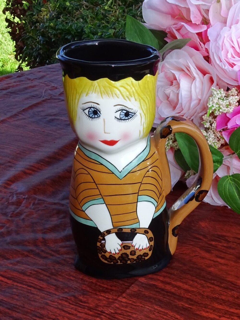 Susan Paley lovely "Cora Cappuccino Coffee Mug 7"